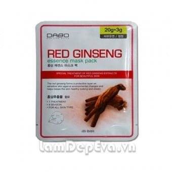 Mặt Nạ Hồng Sâm Dabo Red Ginseng Essence Mask Pack-Hàn Quốc