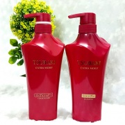 Bộ dầu gội Shiseido Tsubaki màu đỏ 500ml của Nhật Bản