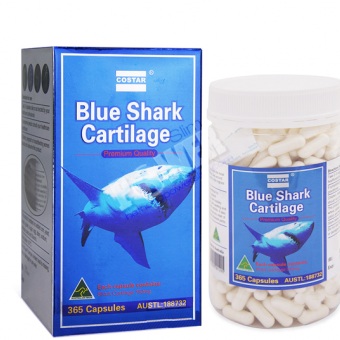 Sụn Vi Cá Mập Costar Shark Cartilage 750mg 365 Viên