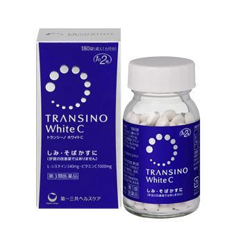 Viên uống trắng da trị nám Transino White C 180 viên của Nhật