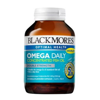 Dầu Cá Blackmores Omega 3 Daily - Bổ Trợ Tim Mạch - Hộp 90 Viên