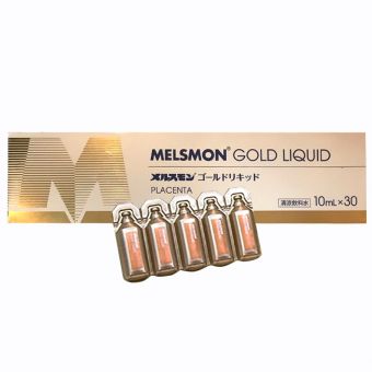 Nước uống nhau thai ngựa Melsmon Gold Liquid Placenta 30 ống