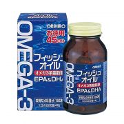 Dầu cá Omega 3 EPA & DHA Orihiro 180 viên Nhật Bản giá tốt