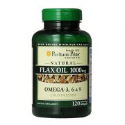 Omega 3-6-9 Flax Oil Puritan's Pride-Bảo Vệ Tim Mạch-120 Viên