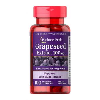  Grapeseed Extract 100mg - 100 Viên Đẹp Da, Chống Oxy Hóa