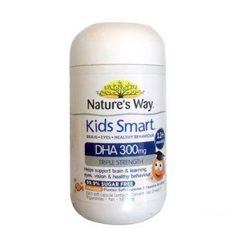 Viên nhai bổ sung DHA cho bé Natures Way Kids Smart DHA 300mg