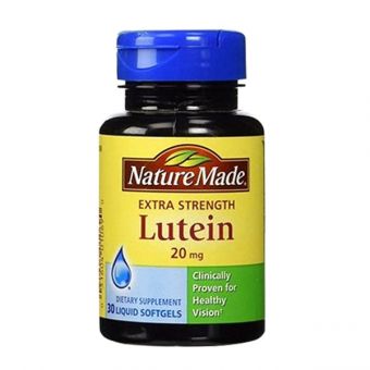 Viên Uống Bổ Mắt Nature Made Lutein 20mg Của Mỹ - 30 Viên