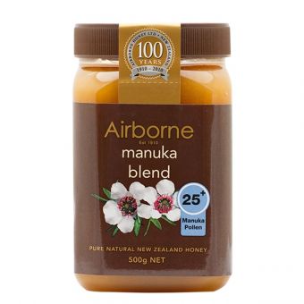 Mật ong Airborne Manuka Blend 25+ New Zealand 500g