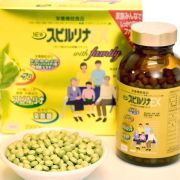 Tảo vàng cao cấp Spirulina EX With Family hộp 2000 viên của Nhật Bản