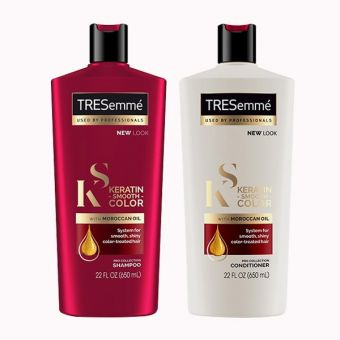 Bộ dầu gội xả Tresemme Keratin Smooth 650ml của Mỹ