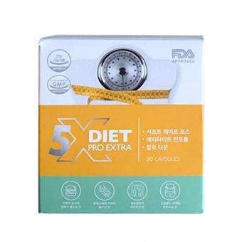 Giảm cân x5 Diet Pro Extra Genie Hàn Quốc, hộp 30 viên