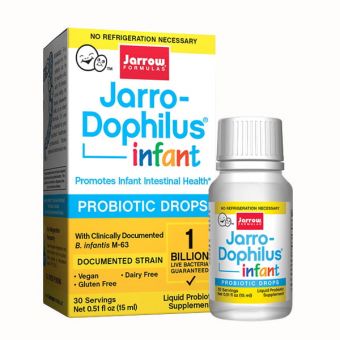 Men vi sinh Jarro-Dophilus Infant Probiotic Drops cho bé, 15ml