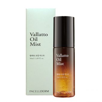 Xịt khoáng Incellderm Vallatto Oil Mist 50ml của Hàn Quốc