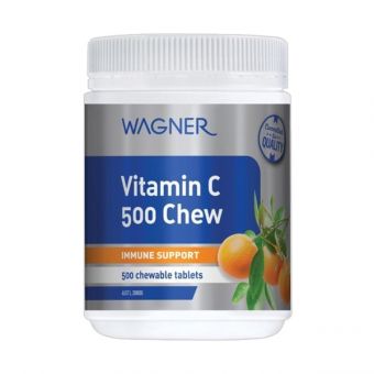 Viên nhai vitamin C 500 Chew Wagner 500 viên của Úc