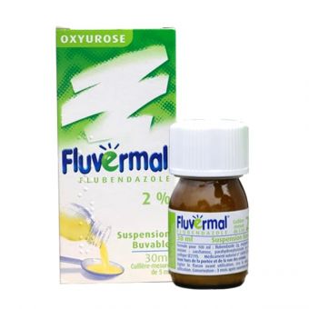 Siro tẩy giun Fluvermal 30ml Pháp - Vị siro ngọt dễ uống 