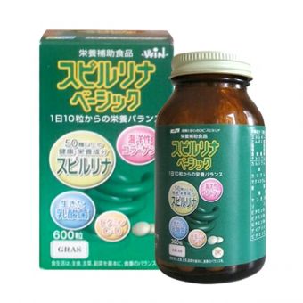 Viên tảo xanh Spirulina 300 viên của Nhật Bản - Hàng cao cấp