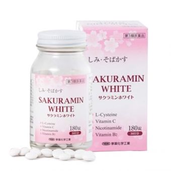 Viên trắng da trị nám Sakuramin White Josephine 180 viên Nhật