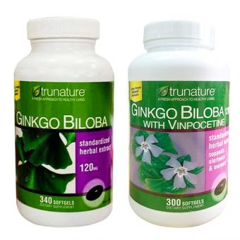 Trunature Ginkgo Biloba 120mg 340 viên của Mỹ mẫu mới