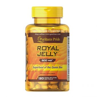 Sữa Ong Chúa Của Mỹ Royal Jelly Puritan’s Pride 120 Viên