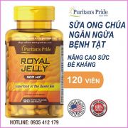 Sữa Ong Chúa Của Mỹ Royal Jelly Puritan’s Pride 120 Viên