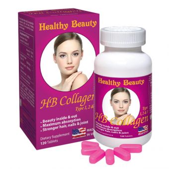 Thực phẩm chức năng HB Collagen 1,2 & 3 Healthy Beauty 