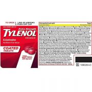 Thuốc giảm đau hạ sốt Tylenol Coated Tablets 500mg 225 viên