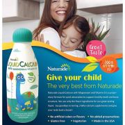 Canxi nước Naturade Liquid Calcium With Magnesium & D3- 474ml