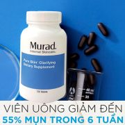 Viên uống trị mụn Murad Pure Skin Clarifying của Mỹ 120v