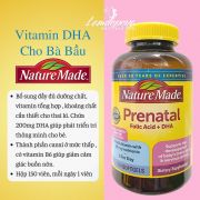 Viên Bổ Sung Vitamin DHA Cho Bà Bầu Của Nature Made Mỹ- 90 Viên