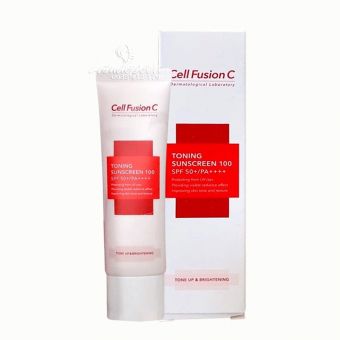 Kem chống nắng Cell Fusion C Toning Sunscreen 100 màu hồng