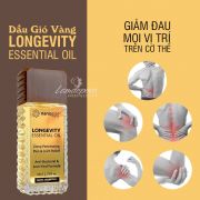 Dầu gió vàng xoa bóp Nanogize Longevity Essential Oil của Mỹ