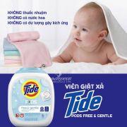 Viên giặt xả Tide Pods Free & Gentle của Mỹ thùng 152 viên