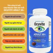 Viên uống bổ mắt Ocuvite Adult 50+ của Mỹ cho người lớn