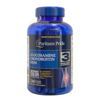 Viên Bổ Xương Khớp Glucosamine Chondroitin MSM Puritan's Mỹ 240 viên