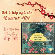 Bộ quà tặng Damtuh Gift Set 4 hộp ngũ cốc và trà Hàn Quốc