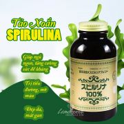 Tảo Xoắn Spirulina Nhật Bản 2200 Viên -Đẹp Da, Cân Bằng Huyết Áp