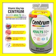 Viên bổ sung vitamin cho người lớn Centrum Silver 50+ mẫu mới 325 viên