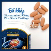 Bổ khớp Vitatree Glucosamine 1500 Plus Shark Cartilage 