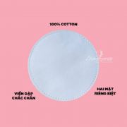 Bông tẩy trang Lamer 201 miếng và 120 miếng cotton hữu cơ