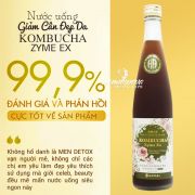 Nước uống thải độc, giảm cân Kombucha Zyme EX 720ml Nhật