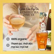 Nước uống thải độc, giảm cân Kombucha Zyme EX 720ml Nhật