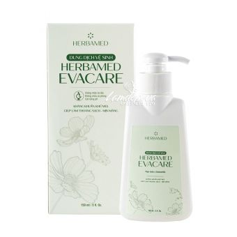 Dung dịch vệ sinh Herbamed Evacare 150ml lá trầu không 