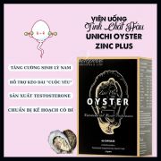 Tinh chất hàu Unichi Zinc Plus Oyster của Úc hộp 60 viên