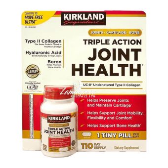 Viên uống Kirkland Triple Action Joint Health 110 viên Mỹ