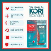 Dầu nhuyễn thể Kori Krill Oil Multi-Benefit Omega 3 của Mỹ