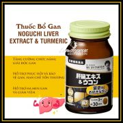 Bổ gan Noguchi Liver Extract & Turmeric 90 viên Nhật Bản