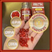 Dầu nhuyễn thể Eikenbi Super Omega 3 Krill Oil của Nhật Bản