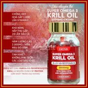 Dầu nhuyễn thể Eikenbi Super Omega 3 Krill Oil của Nhật Bản