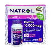 Viên ngậm Natrol Biotin 10000mcg của Mỹ hỗ trợ mọc tóc