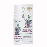 Xịt họng Vitatree For Cold & Flu Spray cho bé giảm cảm lạnh